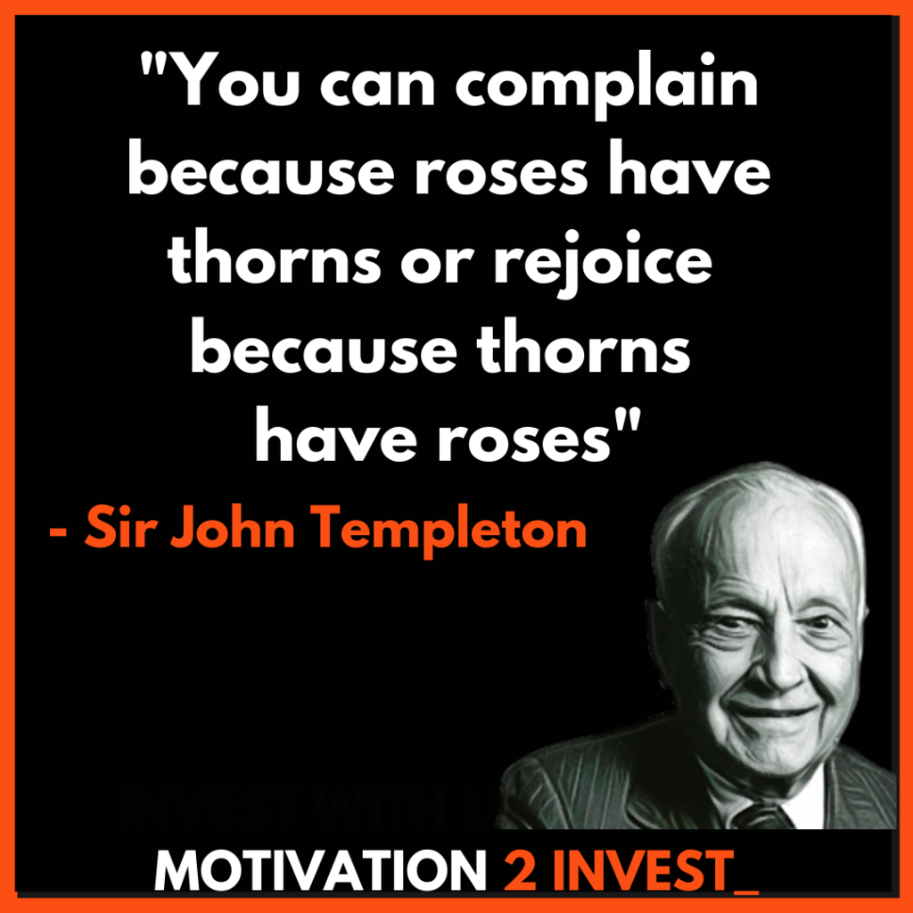 John Templeton MOTIVATION 2 INVEST Quotes (1 (13)