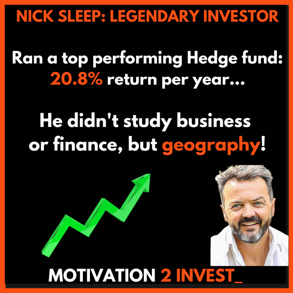 Nick Sleep Nomad investment Partner Bio. 