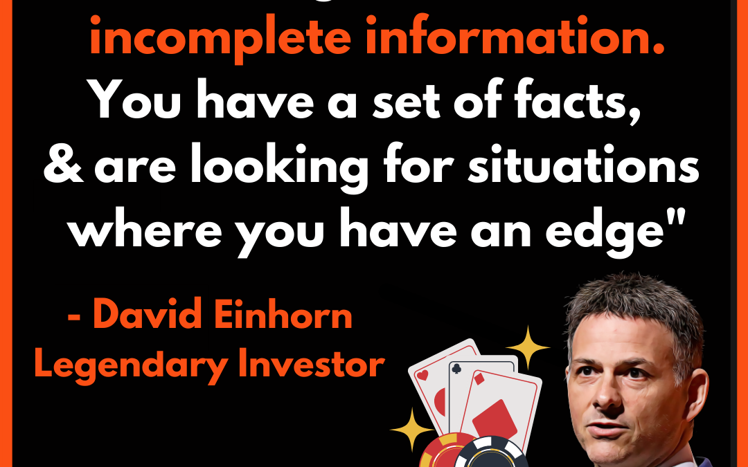 10 Brilliant David Einhorn Quotes | Investing Strategy
