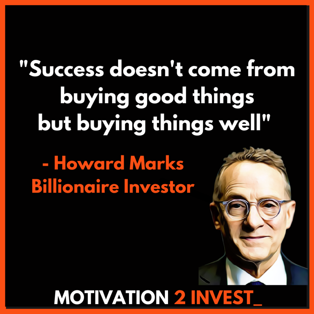 Howard Marks Investor Quotes Credit: www.Motivation2invest.com/Howard-Marks