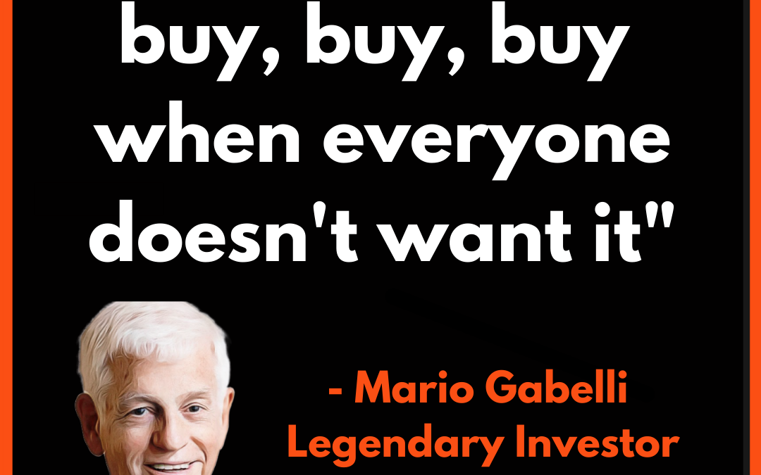 10 Brilliant Mario Gabelli Quotes | Event Investing Strategy